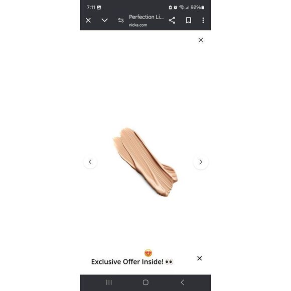 New Lot of 2 Sealed NK Makeup Perfection Liquid Foundation FFPF01 Beige - Picture 2 of 4